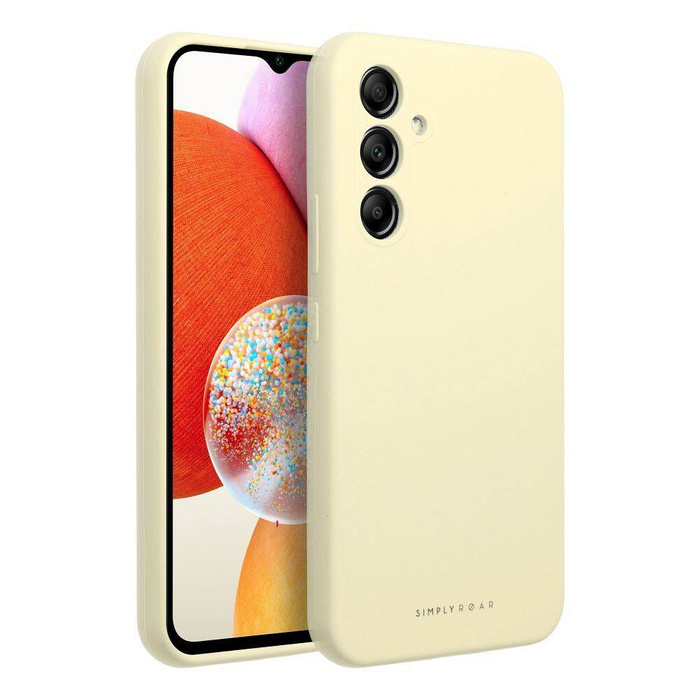 Futerał Roar Cloud-Skin - do Samsung Galaxy A14 4G / A14 5G Jasnożółty