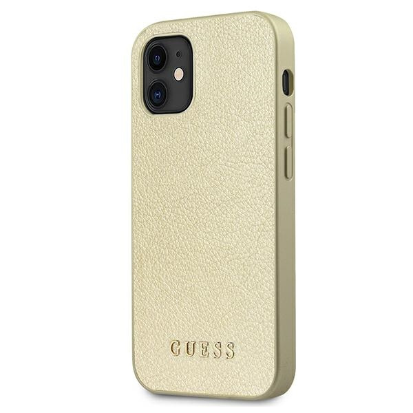 Case GUESS Apple iPhone 12 Mini Iridescent Gold Hardcase