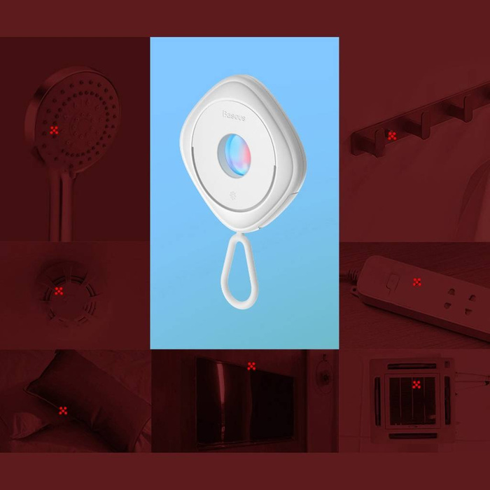 Baseus Heyo Camera Detector White（With Simple charging cable USB to Type-C 0.3m White)