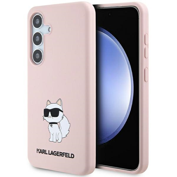 Etui Karl Lagerfeld KLHCS24MSNCHBCP S24+ S926 hardcase różowy/pink Silicone Choupette Case