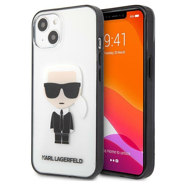  KARL LAGERFELD   13 Mini Iconic Karl Clear Case