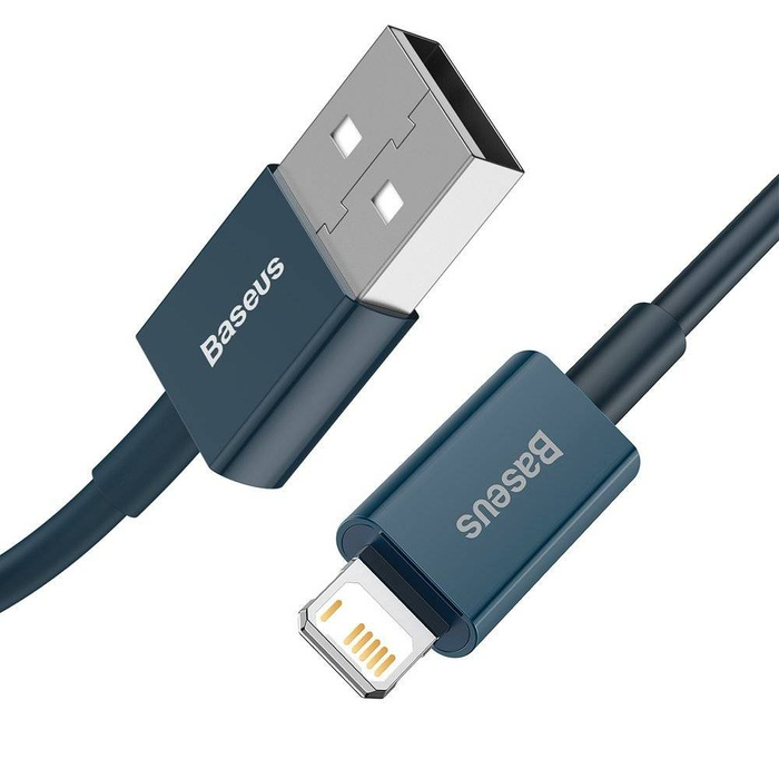 Câble USB Baseus Superior - Lightning 2,4A 1 m Bleu (CALYS-A03)