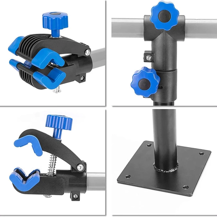 Rockbros MP-01 Tisch-Serviceständer für Fahrräder mit Knöpfen – schwarz