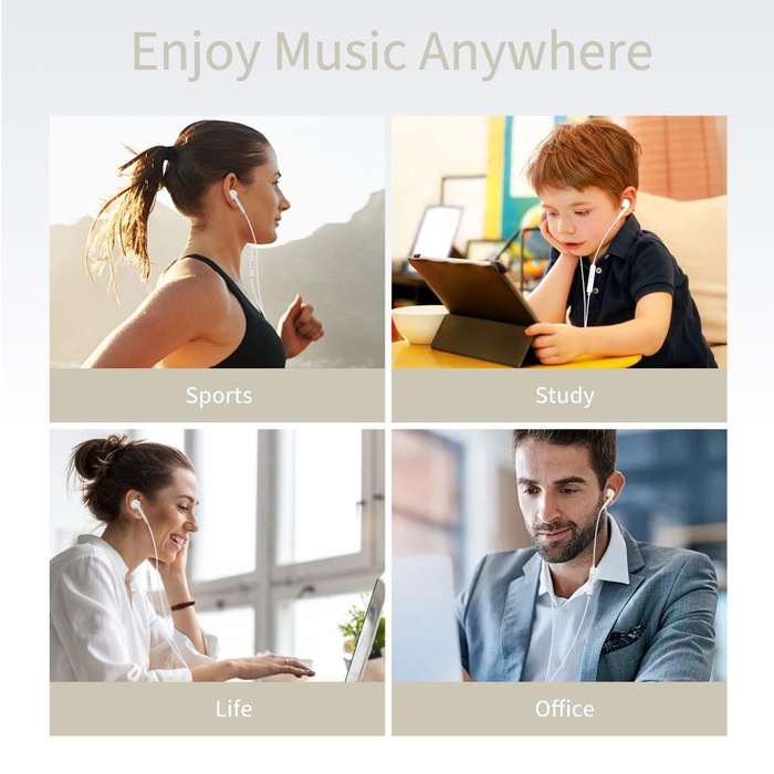 TECH-PROTECT ULTRABOOST TYPE-C EARPHONE CORE WHITE