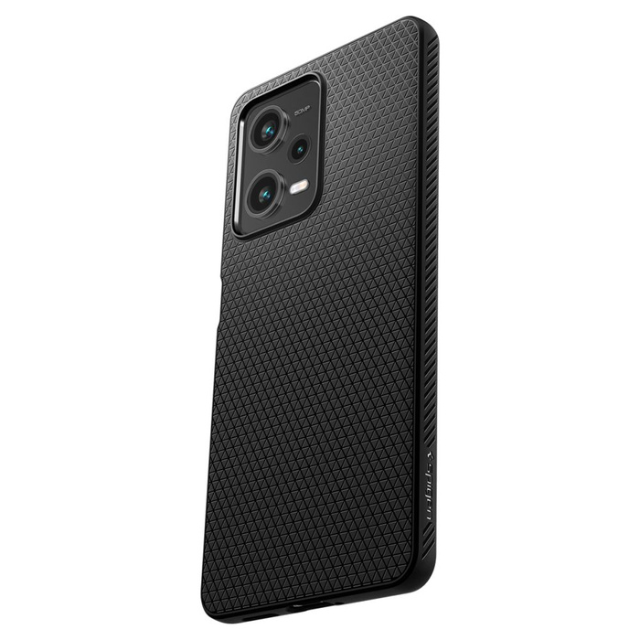Hülle Spigen Liquid Air Xiaomi Redmi Note 12 Pro 5G / Poco X5 Pro 5G MATTE Schwarz