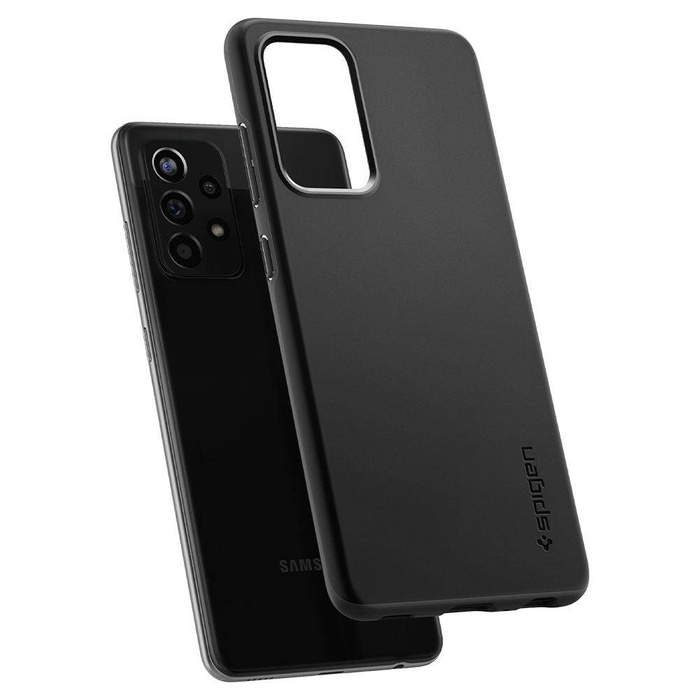 SPIGEN Galaxy A52 LTE/5G Thin Fit Schwarzes Hülle