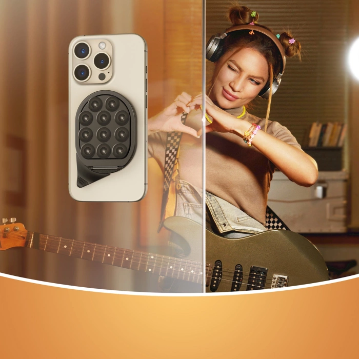 Joyroom JR-ZS418 Smartphone Holder with Stand and Suction Cups with MagSafe - Black