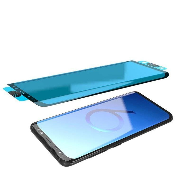 3D Edge Nano Flexi Glass ochranná Folie sklo tempered Glass celý displej s rámečkem Samsung Galaxy S21+ 5G (S21 Plus 5G) černý