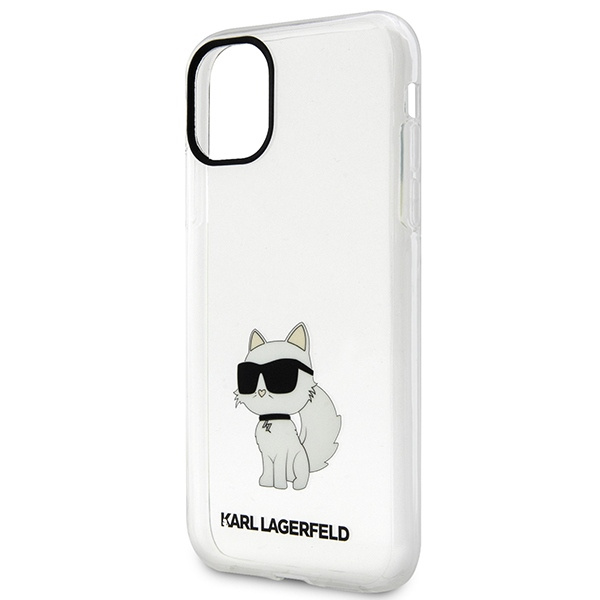 Karl Lagerfeld KLHCN61HNCHTCT iPhone 11 / Xr 6.1" trasparente rigidocase Ikonik Choupette