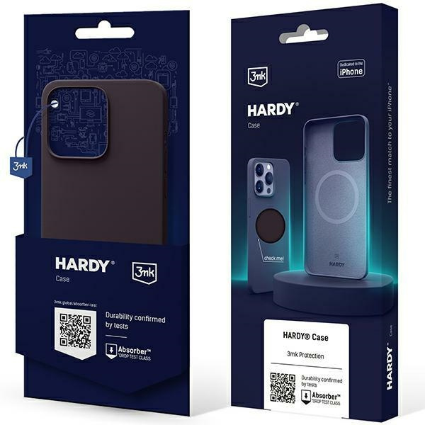 3MK Hardy Case iPhone 14 Pro Max 6,7" fioletowy/deep purple MagSafe