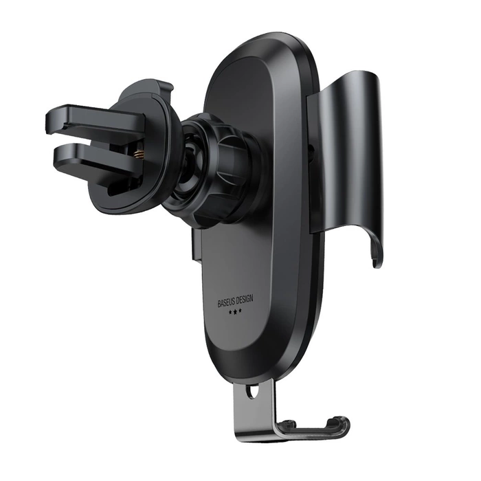 Baseus Future Gravity Car Mount SUYL-WL01 Schwerkrafthalterung für ein 4-6-Zoll-Telefon am Lüftungsschlitz – Schwarz