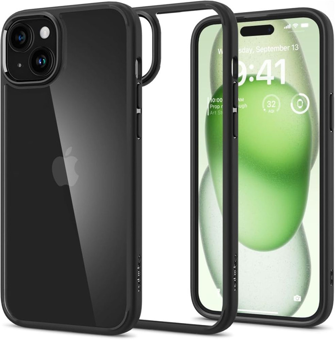 Obal Spigen Ultra Hybrid iPhone 15 Plus MATTE Černá Case
