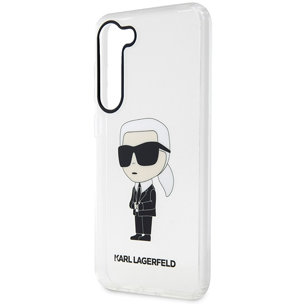 Case Karl Lagerfeld KLHCS23MHNIKTCT S23 Plus S916 transparent hardcase Ikonik Karl Lagerfeld Case