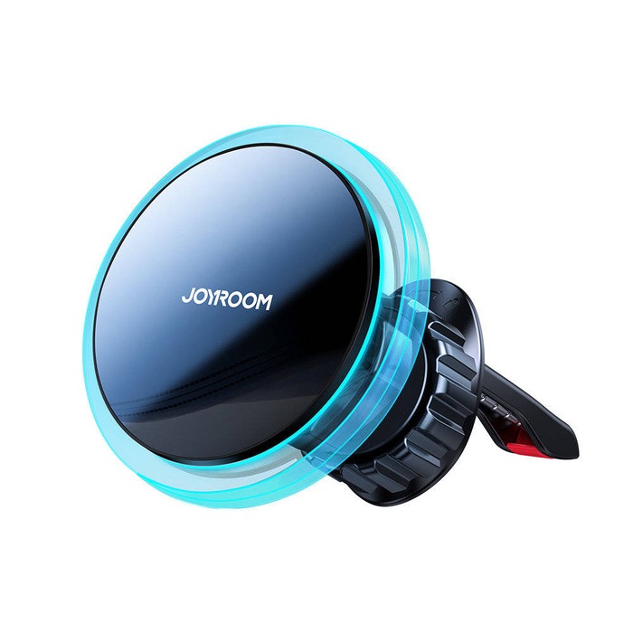 Joyroom Car Holder Qi Wireless Induction Charger 15W (MagSafe for iPhone Compatible) for Ventilation Grille Silver (JR-ZS291)