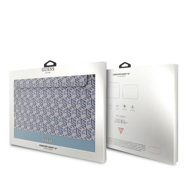 Guess Sleeve GUCS16HGCFSEB 16" azul/azul GCube Stripes