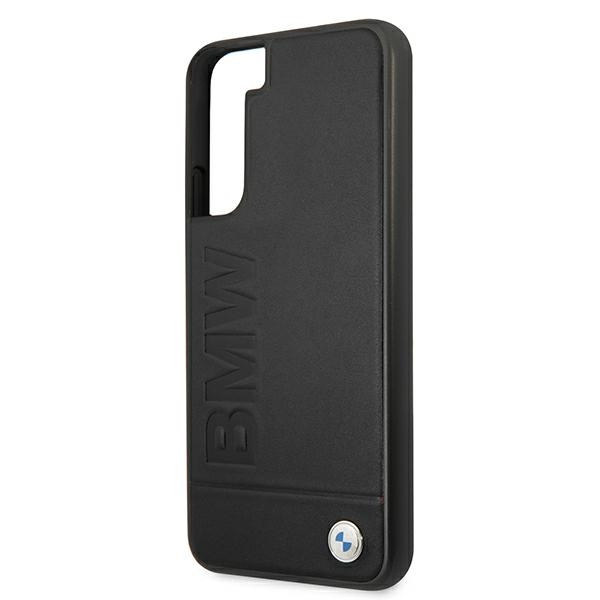 Hülle Samsung Galaxy S22 Plus Signature Logo Aufdruck Schwarzes Hardcase
