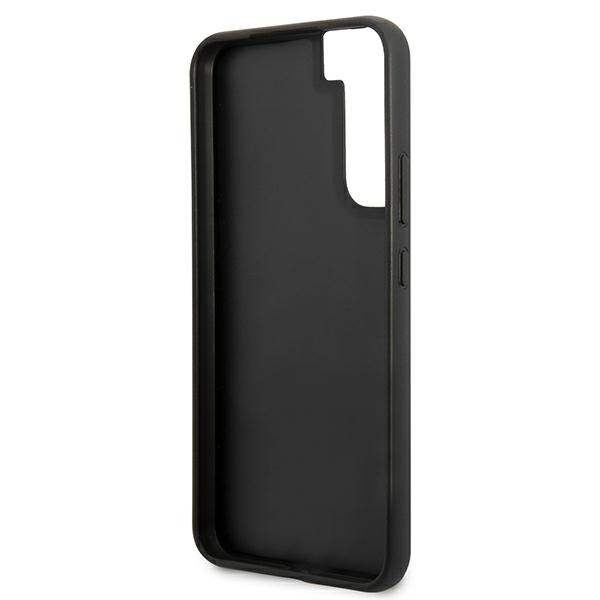 Case Samsung Galaxy S22 Plus Signature Logo Imprint Black Hardcase