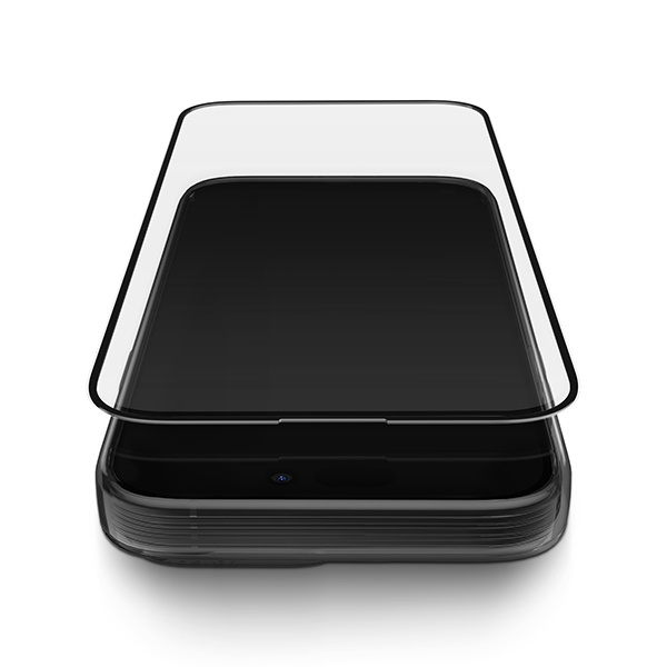 Uniq Optix Mattes, mattiertes Hartglas für iPhone 15 Plus / 14 Pro Max mit Applikator