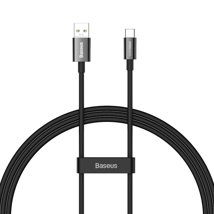 Baseus Superior Series SUPERVOOC Cable USB-A a USB-C 65W 1m negro
