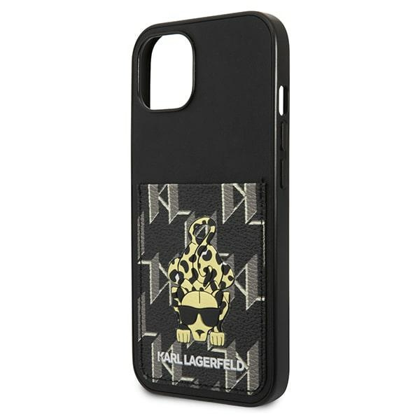 Case KARL LAGERFELD Apple iPhone 13 Karlimals Cardslot Black Hardcase
