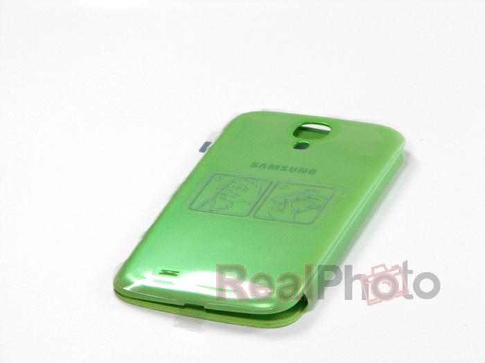 Funda SAMSUNG Galaxy S4 SIV I9500 I9505  Flip S-VIEW EF-CI950BWEG Verde