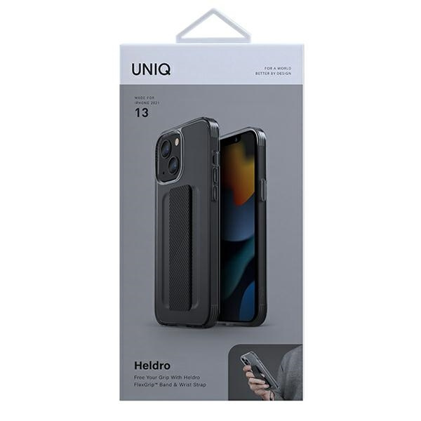 Case UNIQ Apple iPhone 13 Heldro Black Case