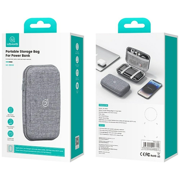 Etui na Powerbank USAMS US-ZB263 Szare