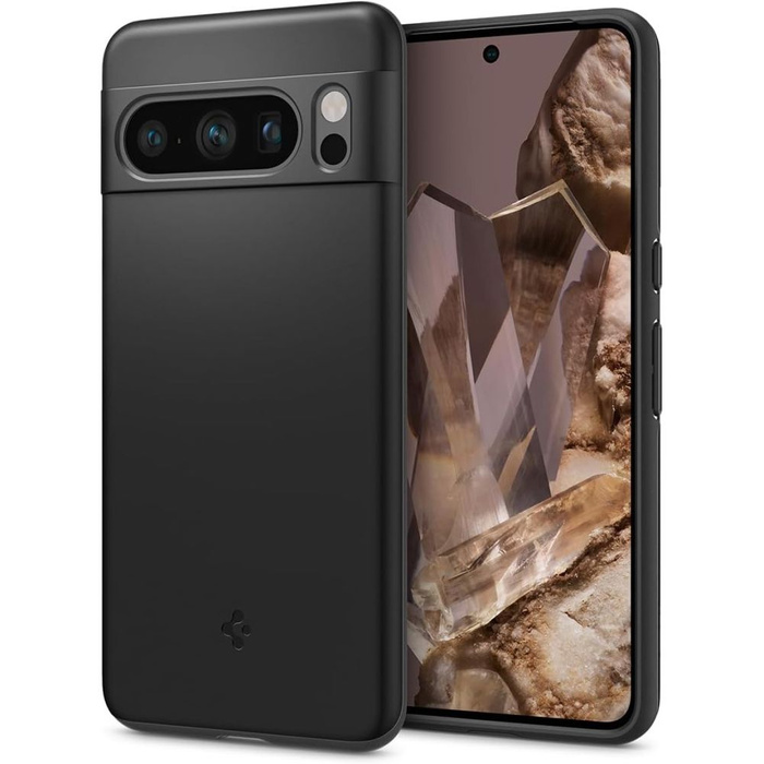 Hülle Spigen Thin Fit Google Pixel 8 Pro Schwarz Case
