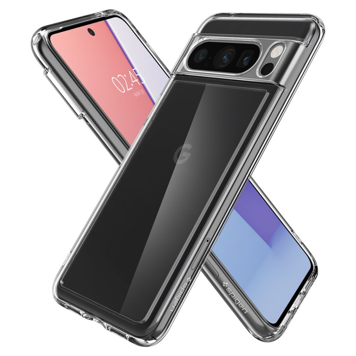 Puzdro Spigen Ultra Hybrid Google Pixel 8 Pro Crystal Clear Case