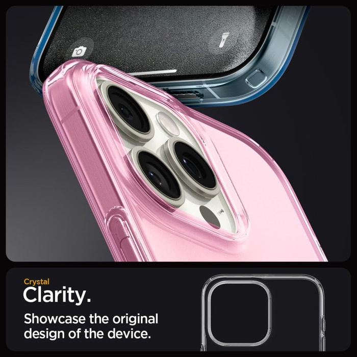 Case Spigen Liquid Crystal iPhone 15 Pro Gradation Pink Case