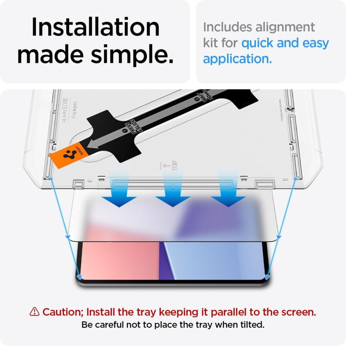 Tempered Glass Spigen Glas.tr "ez Fit" iPad Pro 11 5 / 2024 Clear