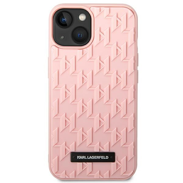 Hülle Karl Lagerfeld iPhone 14 Plus 6.7" hartcase rosa/rosa 3D Monogram