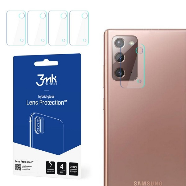 3MK Samsung Galaxy Note 20 N980 lencse védő 4db hibrid üveg