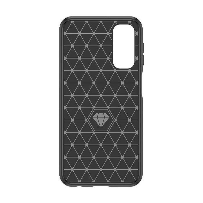 Ohebné pouzdro s karbonovým vzorem pro Samsung Galaxy M34 Carbon Case - černé