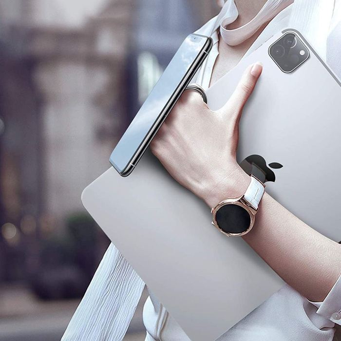 SUPPORT TECH-PROTECT MAGNÉTIQUE ANNEAU DE TÉLÉPHONE ROSE PAILLETÉ