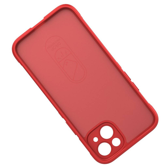 Funda Magic Shield Case para iPhone 14 Plus funda blindada flexible roja