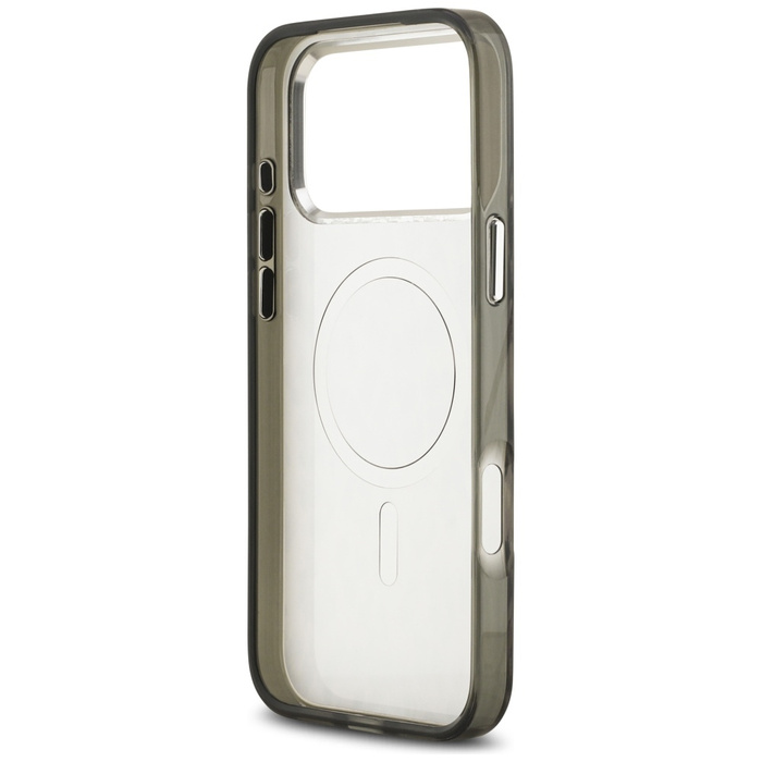 Etui Karl Lagerfeld IML Leopard Pattern  MagSafe do iPhone 17 Pro Max brązowy