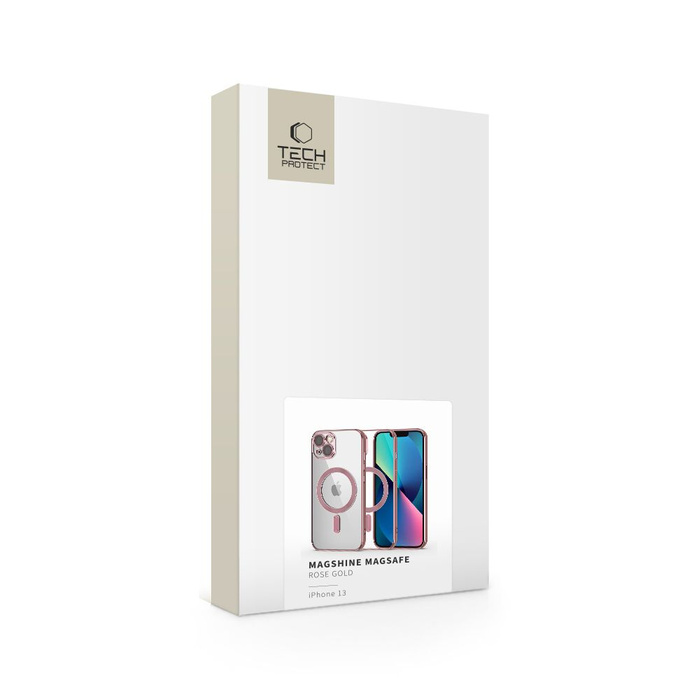 Cover Tech-protect Magshine MagSafe iPhone 13 Rose Gold Case