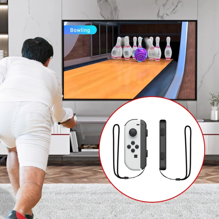 Pakiet akcesoriów rodzinnych 10 w 1 do gry Nintendo Switch Sports - zestaw czerwony i niebieski