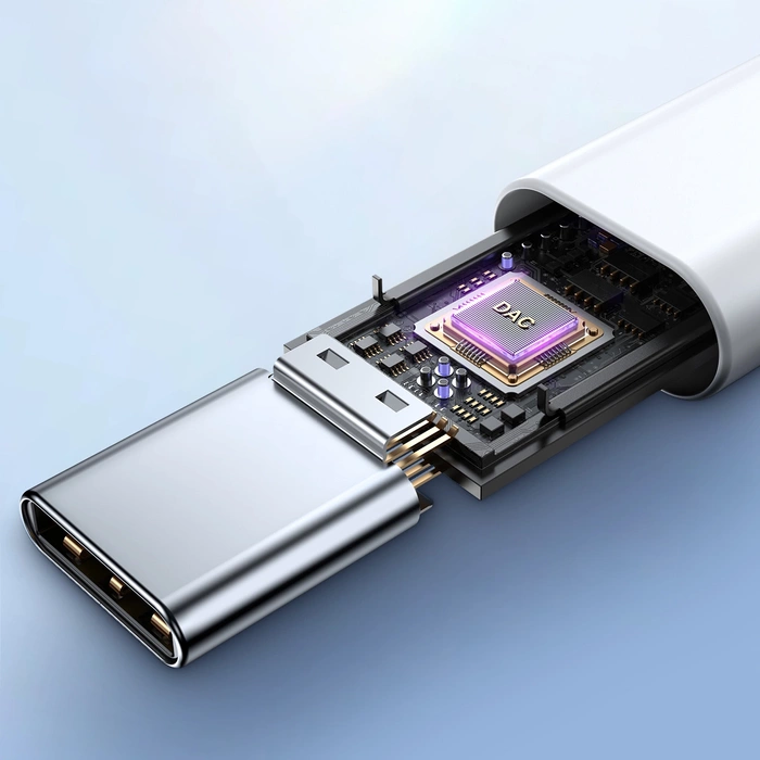 Cuffie intrauricolari USB-C Joyroom JR-EC05 - bianche