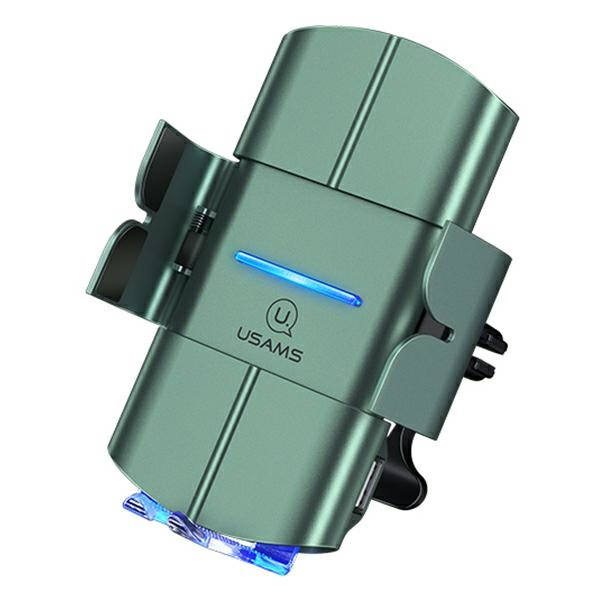 Držák USAMS Indukční mřížka 10W Automatic Starod US-CD133 CD133ZJ02 Green