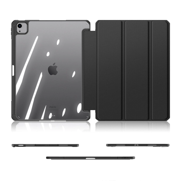 Dux Ducis Toby case with flap and stand for iPad Air 13&quot; 2024 / iPad Pro 12.9&quot; 2018-2022 - black