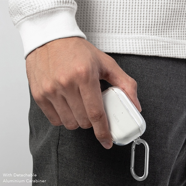 UNIQ coque Glase AirPods Pro smoke/smoke