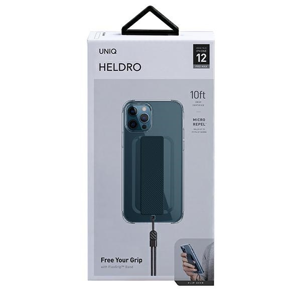 Uniq case Heldro iPhone 12 Pro Max 6.7 &quot;transparent / clear Antimicrobial