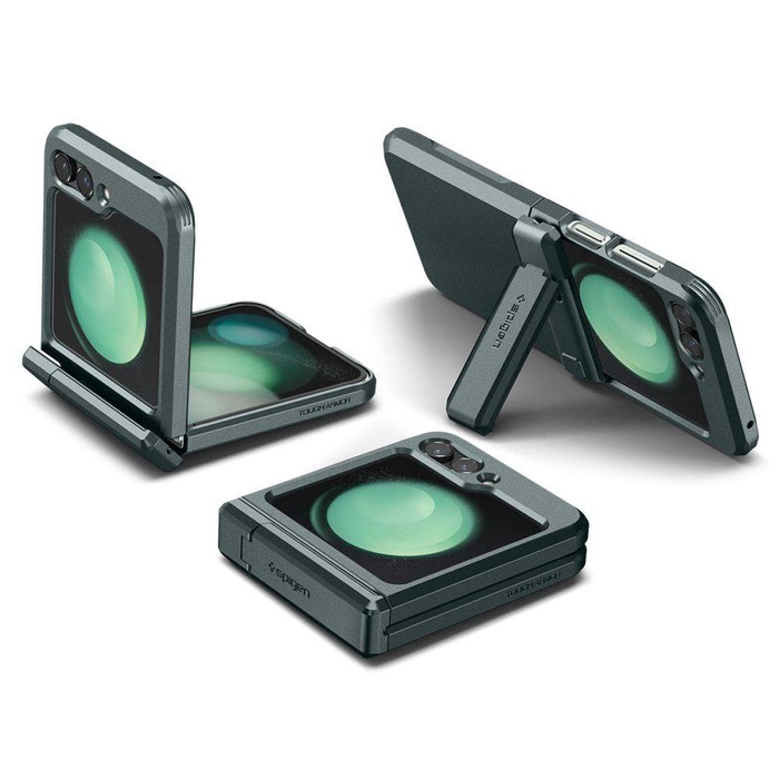 Case Spigen Tough Armor Pro Galaxy Z Flip 5 Abyss Green Case