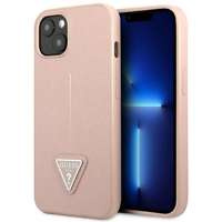 Guess GUHCP14MPSATLP iPhone 14 Plus 6.7" pink/pink hardcase SaffianoTriangle Logo