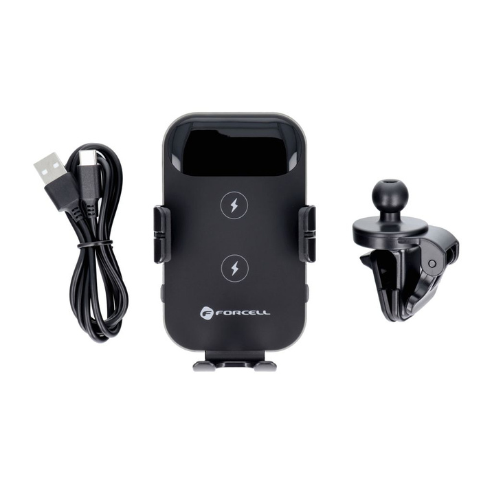 Forcell holder car grille car charger with inductive charging 15W HS4