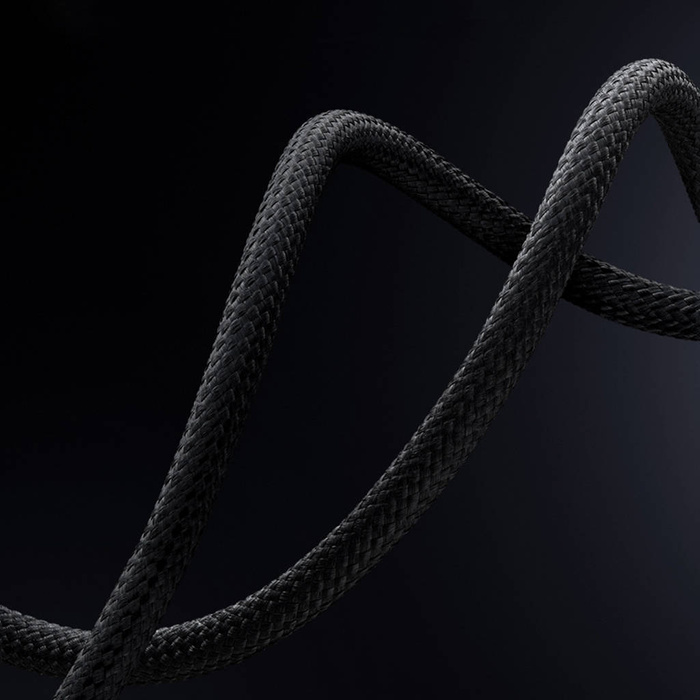 Câble de charge rapide Baseus Glimmer Series USB-A - USB-C 100W 480Mbps 1m blanc