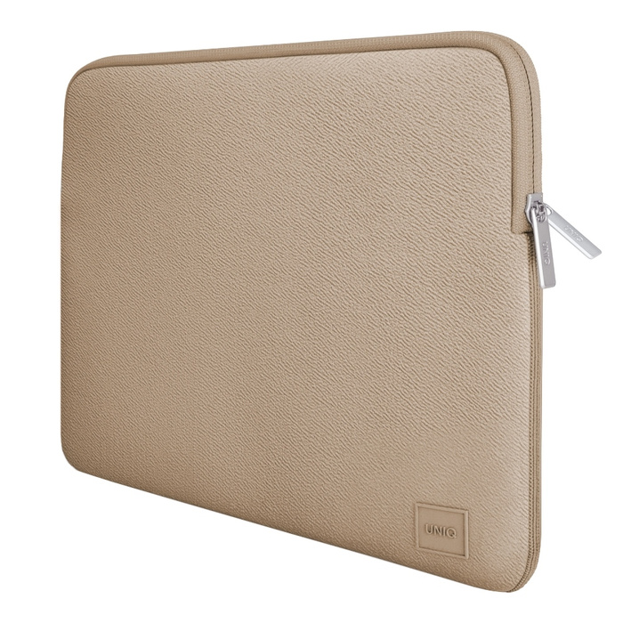 UNIQ neoprene laptop Sleeve 14" Cyprus Water-Resistant Nude Brown