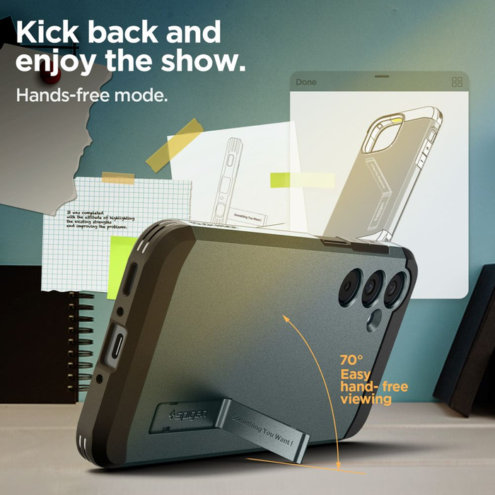 Spigen Tough Armor Samsung Galaxy A35 5g Case Green Case